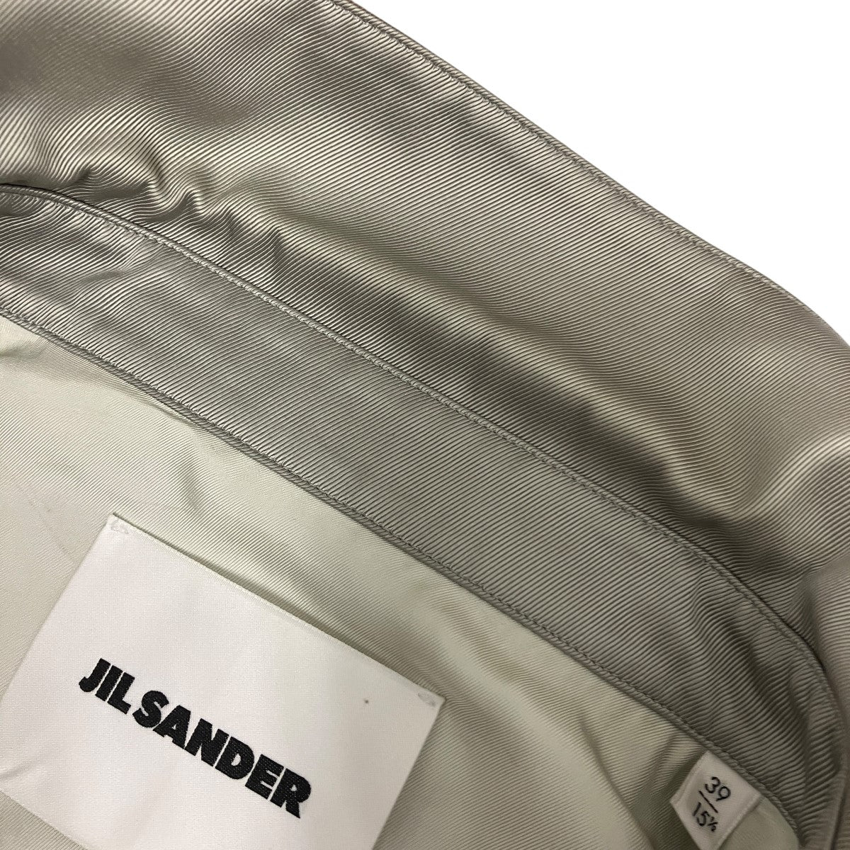 24AWシルク混サテンシャツジャケットJ21DL0196 J65112
