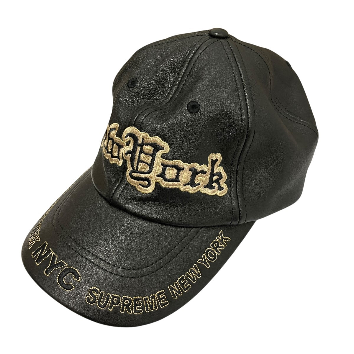 25AWNew York Leather 6-PanelレザーキャップH48FW25