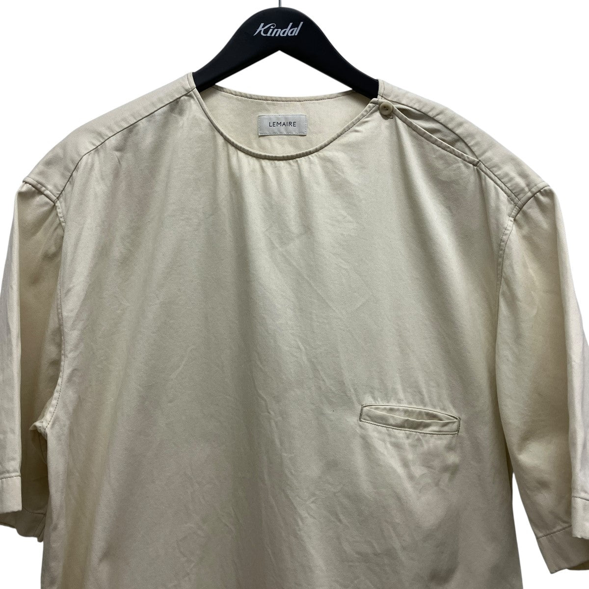 BUTTON NECK TOPボタンネックプルオーバーシャツTO132 LF729