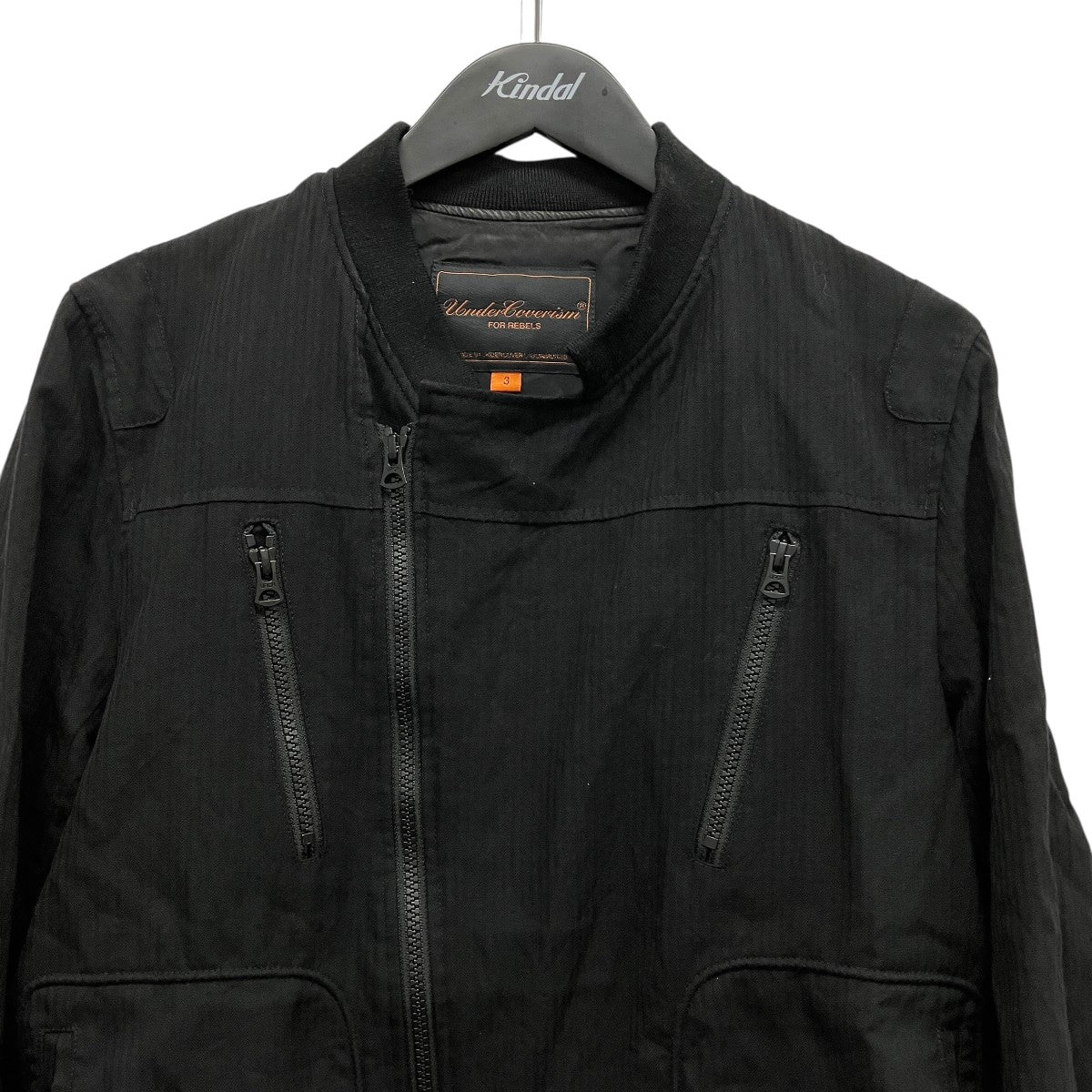 08AWUNREALREALCLOTHES期ダブルジップブルゾン