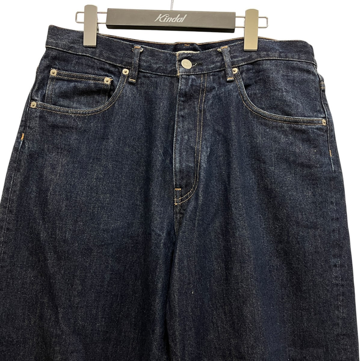 「HARD TWIST DENIM WIDE PANTS」ハードツイストワイドデニムパンツ