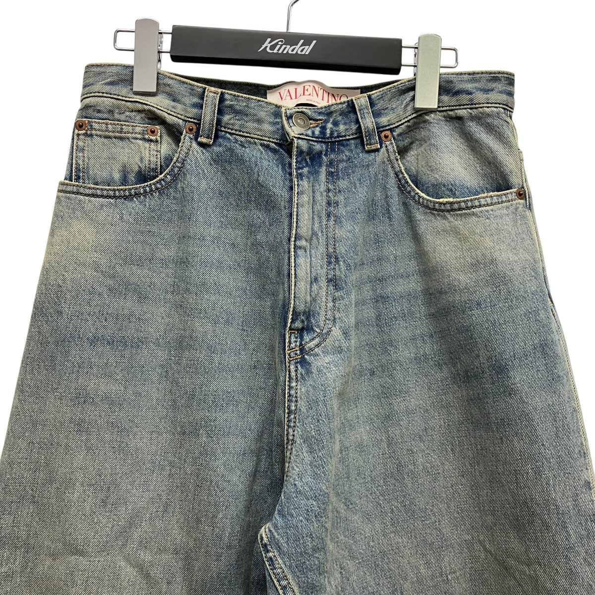 ジャガードヘムジーンズ デニムパンツ