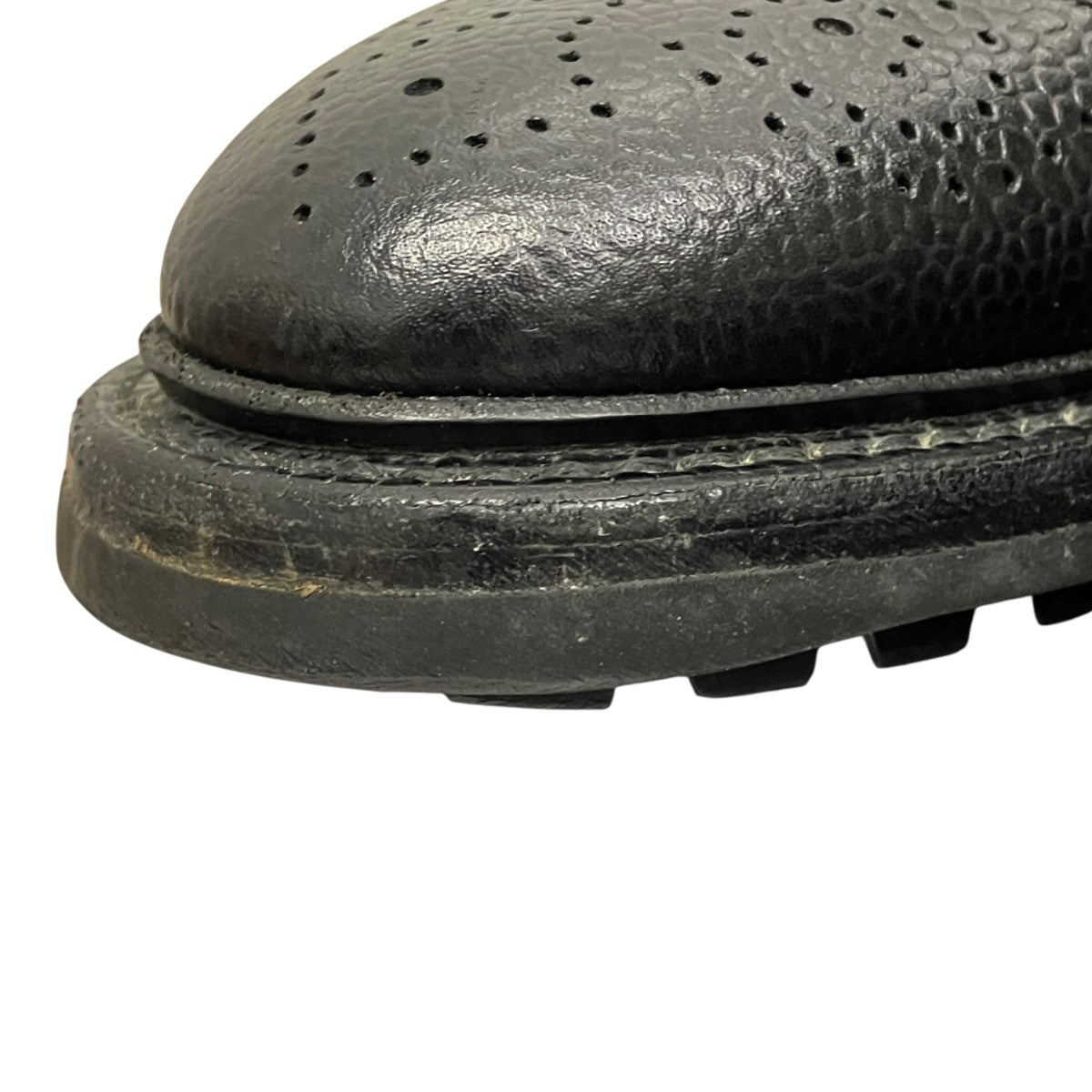 THOM BROWNE(トム・ブラウン) ウィングチップレザーシューズ ブラック