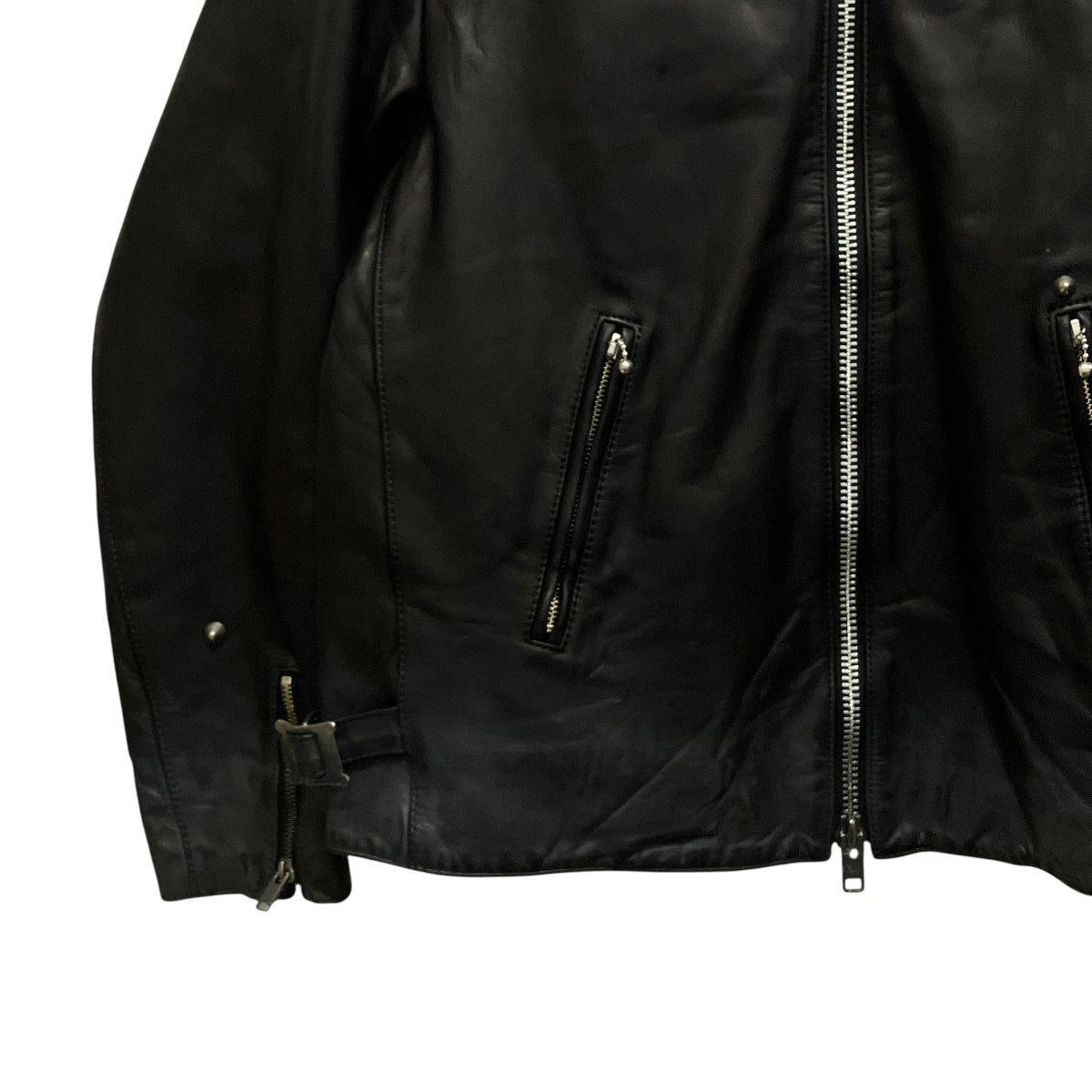Hand Dyed Studded Riders JacketスタッズレザージャケットN40-BMJK01