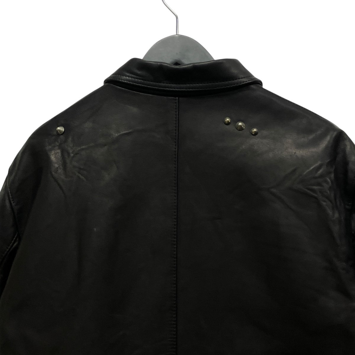 Hand Dyed Studded Riders JacketスタッズレザージャケットN40-BMJK01