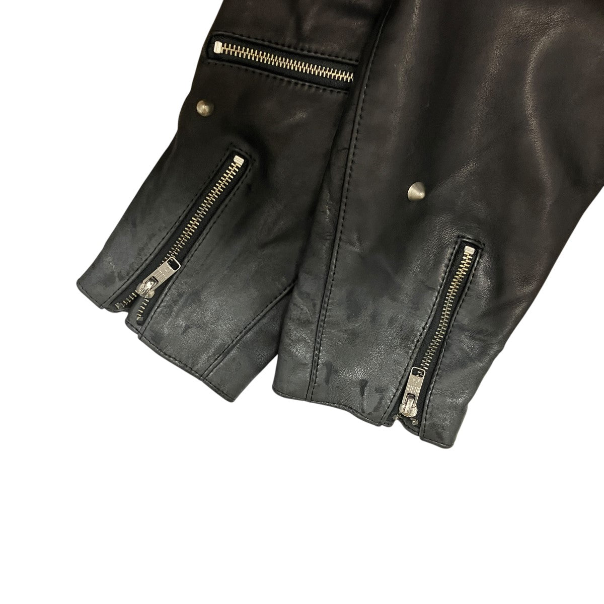 Hand Dyed Studded Riders JacketスタッズレザージャケットN40-BMJK01