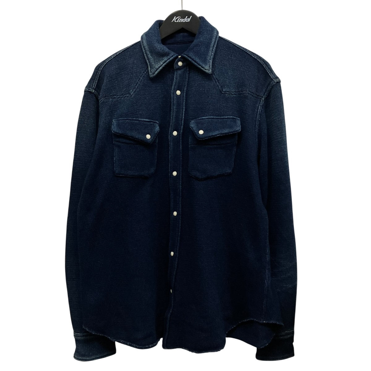 5G IDG Cotton Knit Husky Western Shirt刺し子シャツK2413KN807