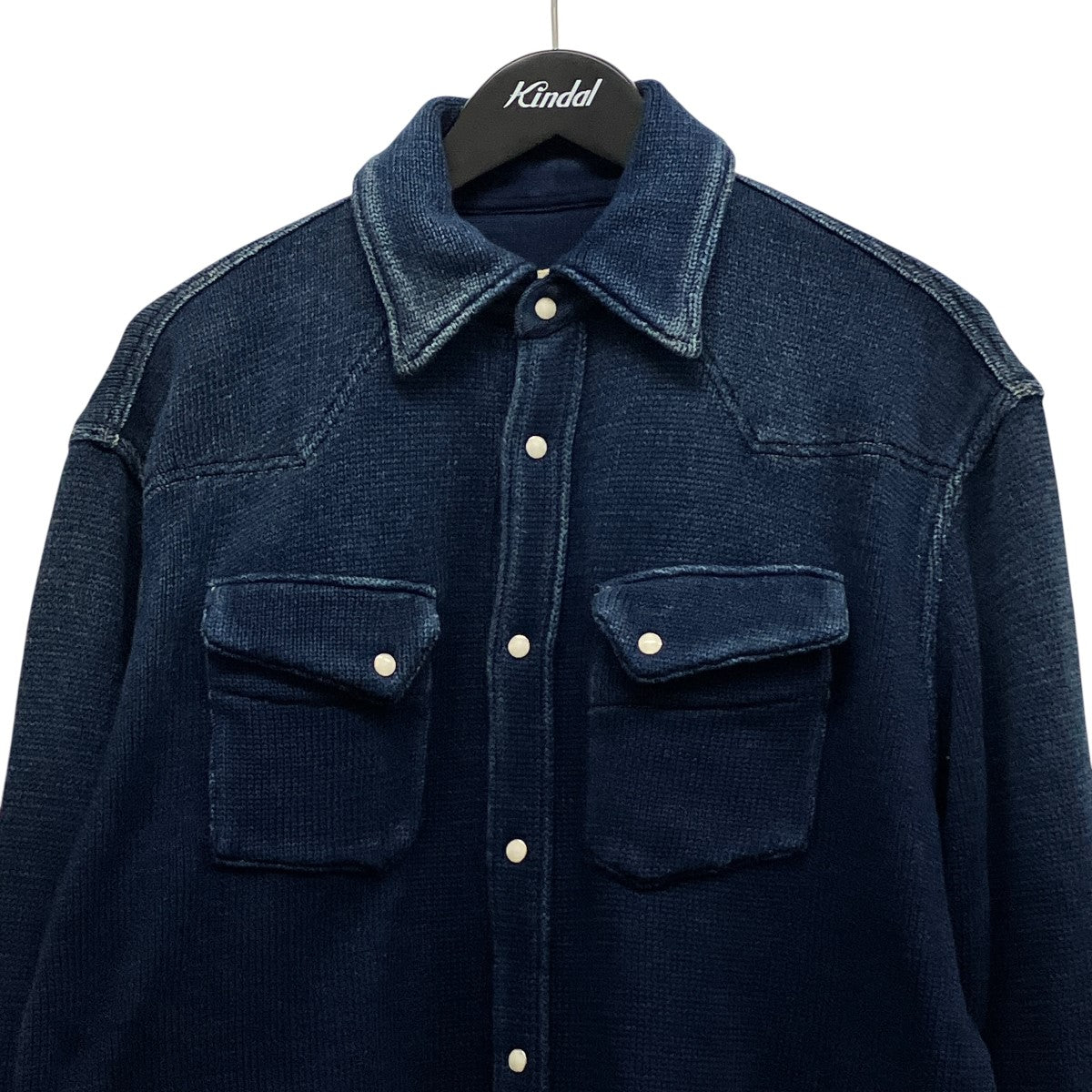 5G IDG Cotton Knit Husky Western Shirt刺し子シャツK2413KN807