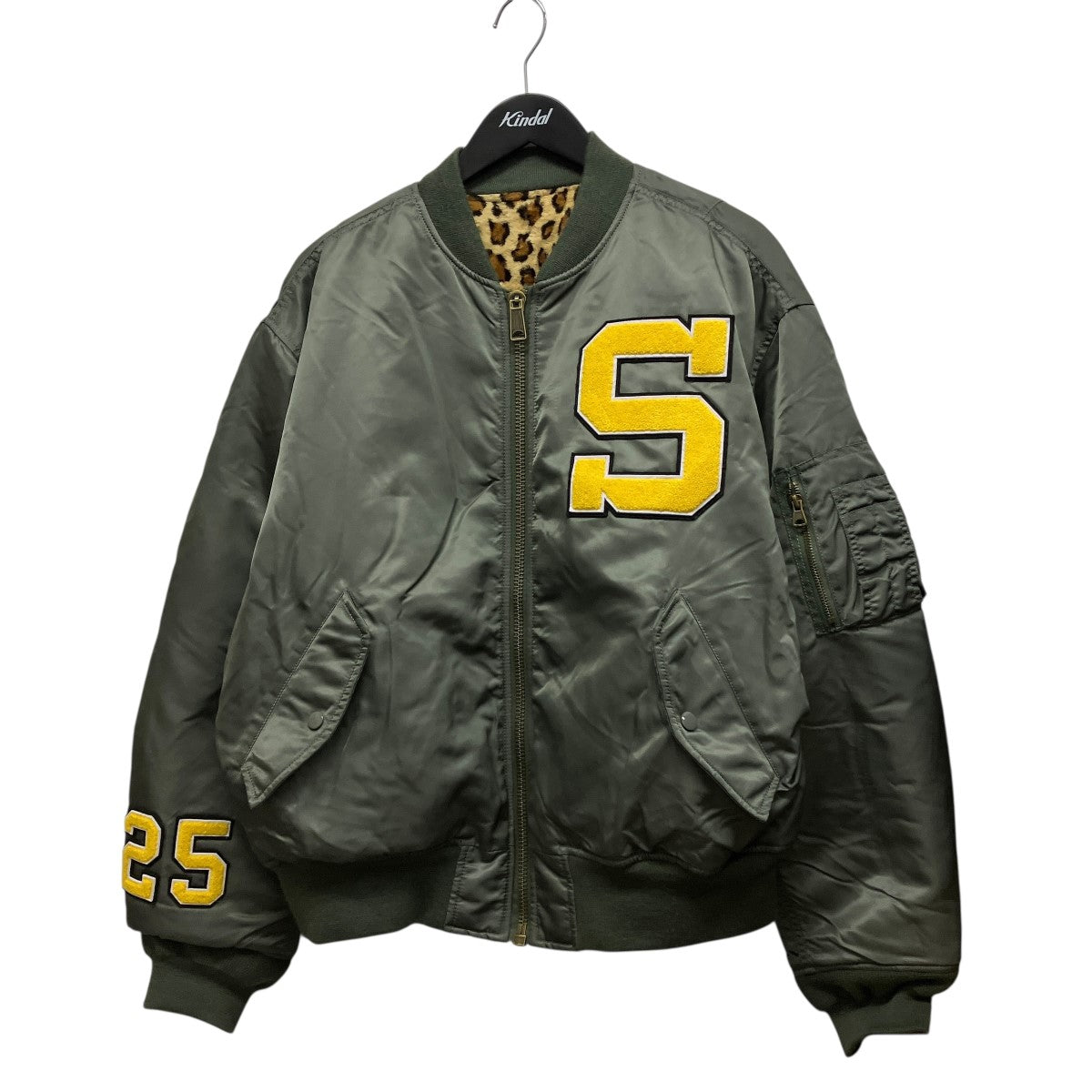 Reversible MA-1 Oliveリバーシブルボンバージャケット
