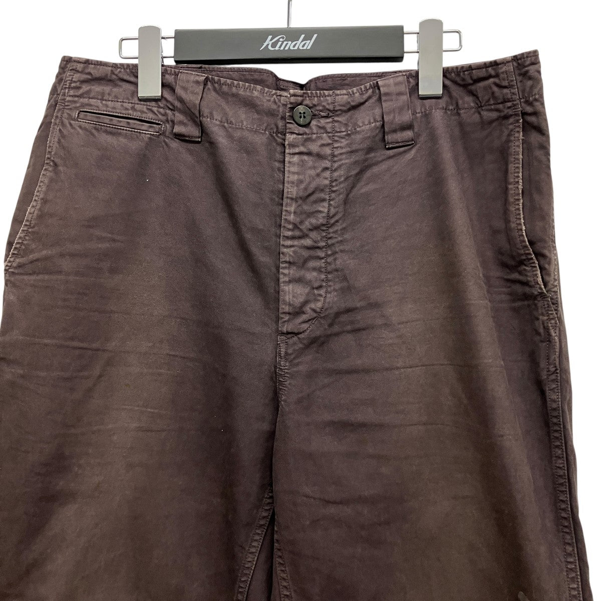 「WIDE CHINO PANTS CRASH」チノパン 0124205008009
