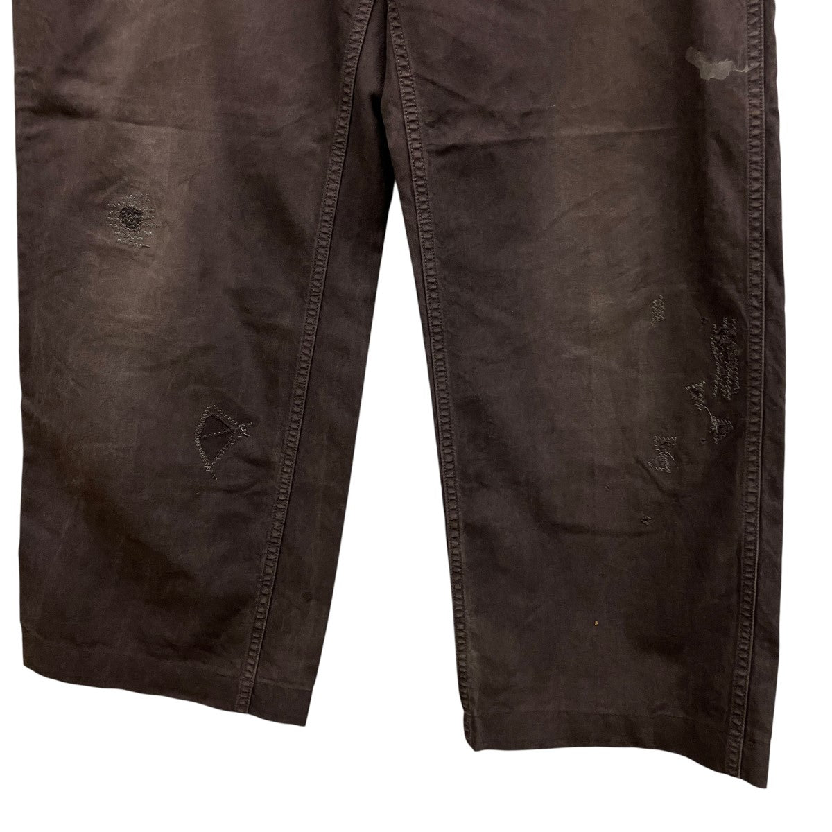 「WIDE CHINO PANTS CRASH」チノパン 0124205008009