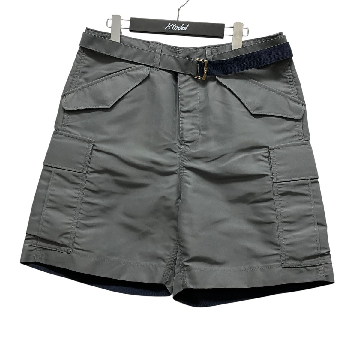 「Nylon Twill Shorts」ベルテッドカーゴハーフパンツ