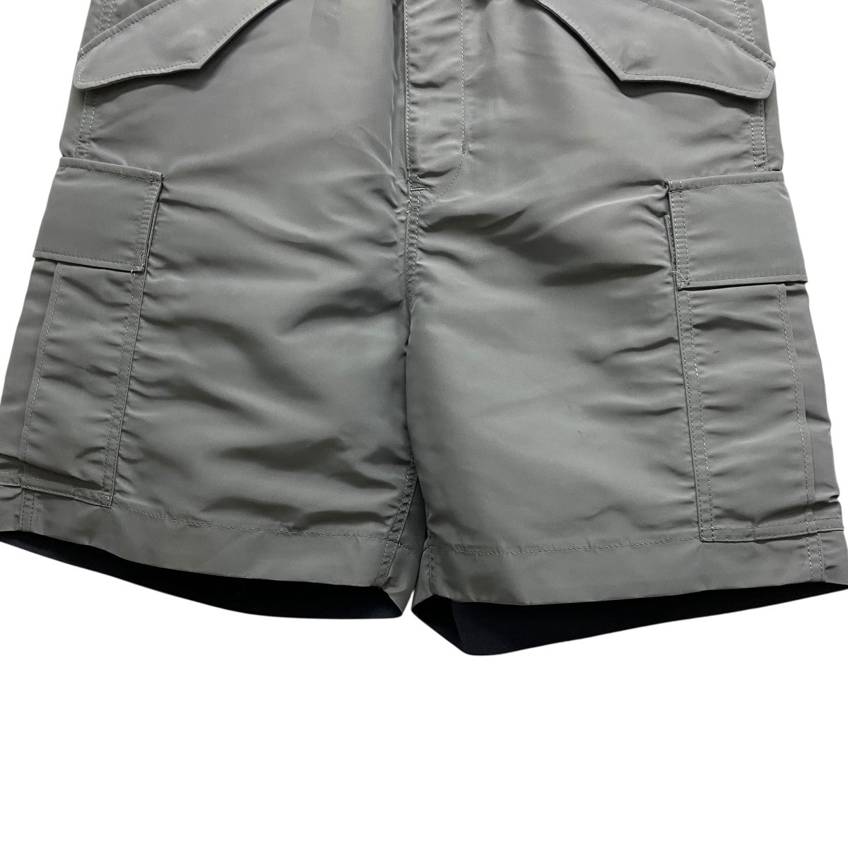 「Nylon Twill Shorts」ベルテッドカーゴハーフパンツ