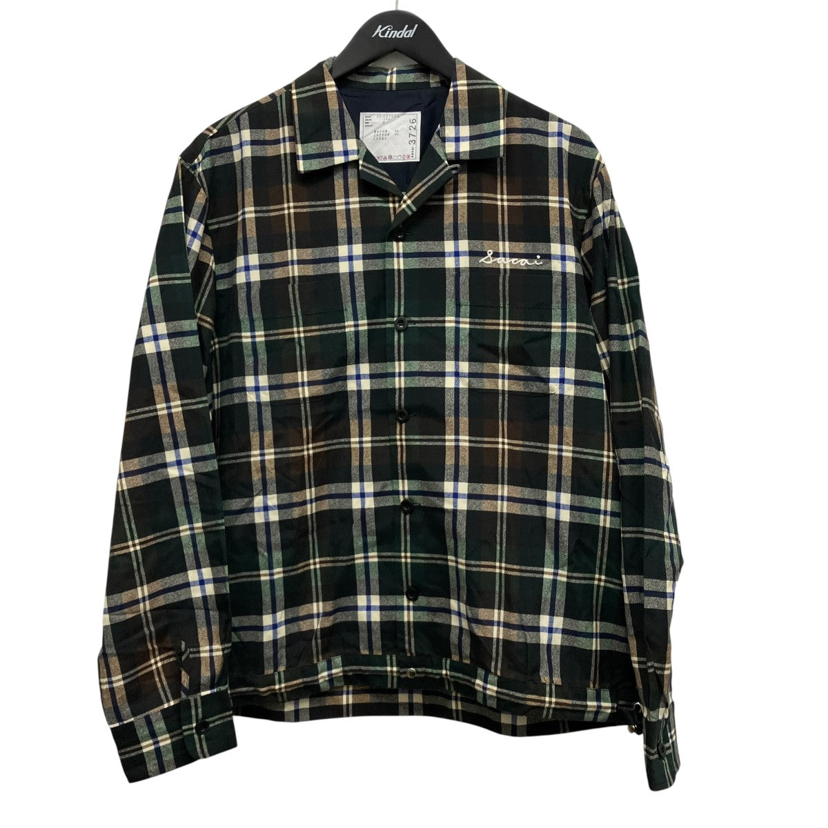 「PLAID PRINT SHIRT」チェックシャツ