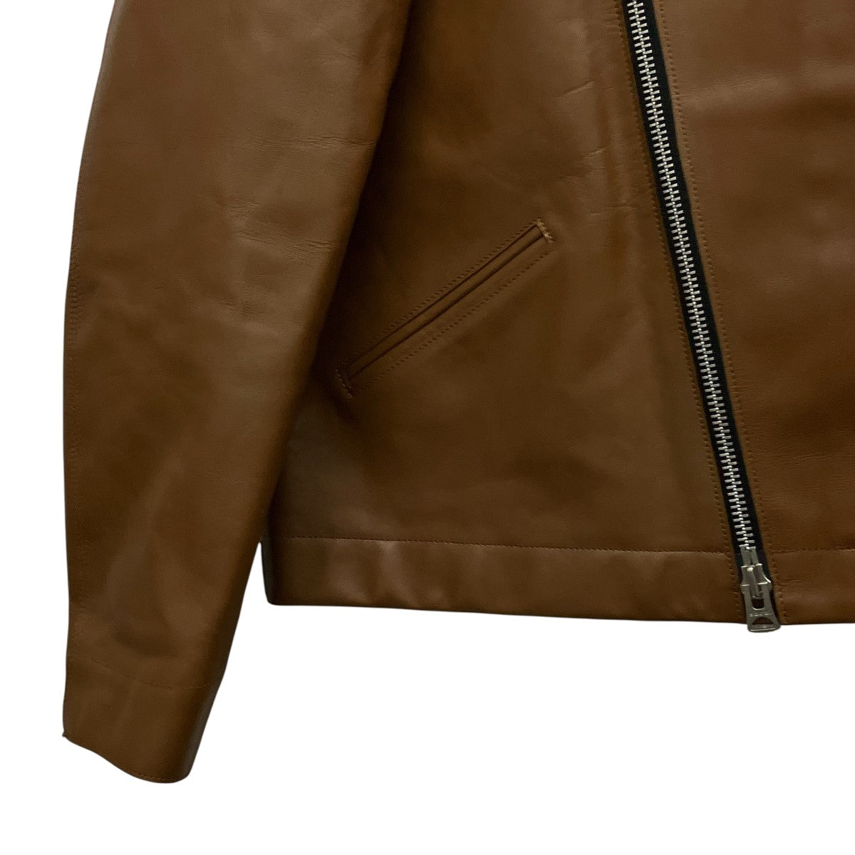 Leather Jacket Mens Dark Beigeレザージャケット25-03857M
