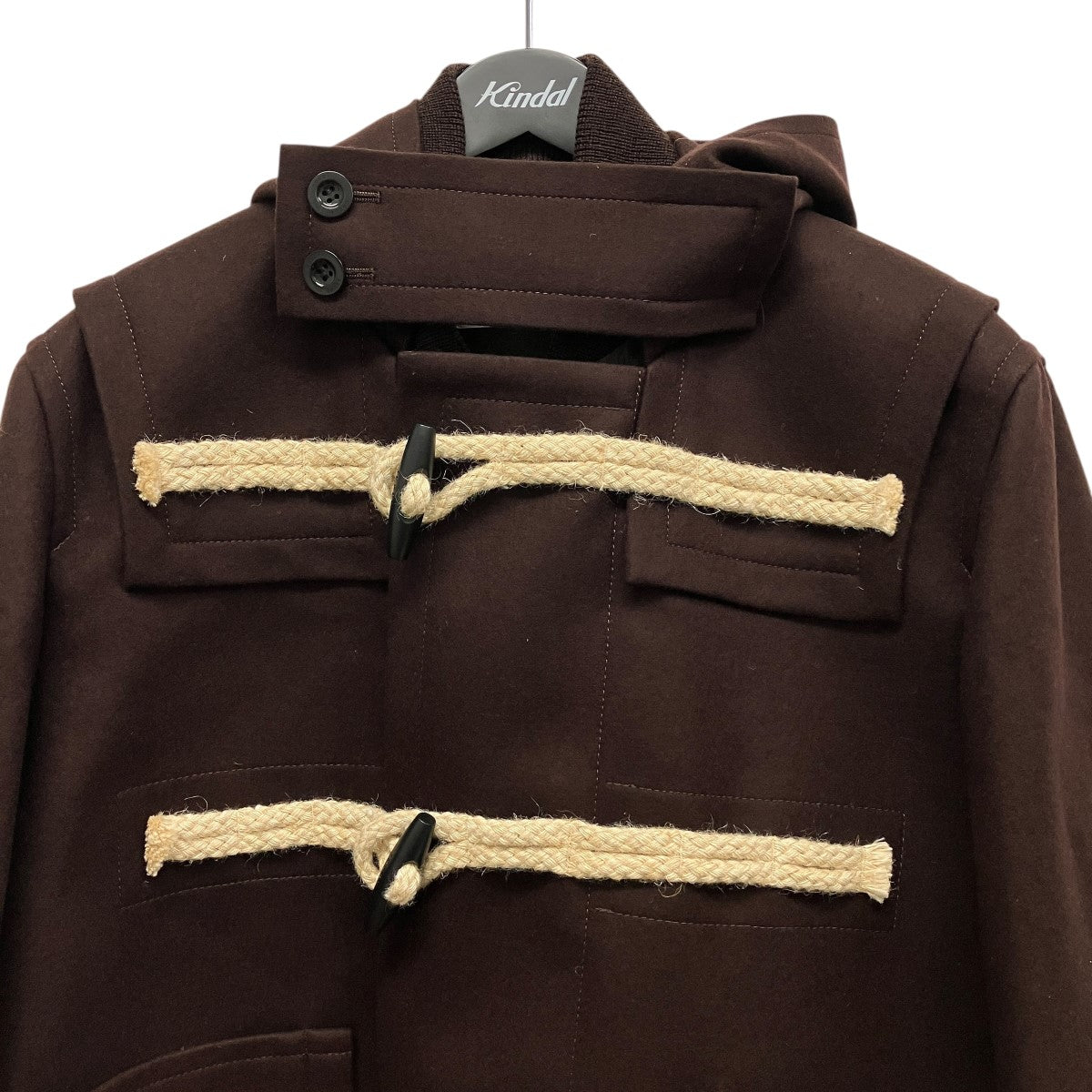 「Wool Melton Blouson」ウールメルトンダッフルコート