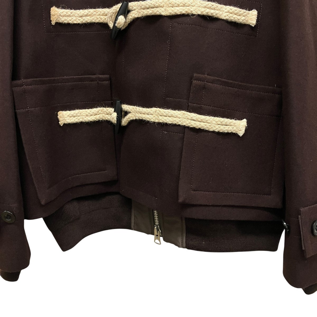 「Wool Melton Blouson」ウールメルトンダッフルコート