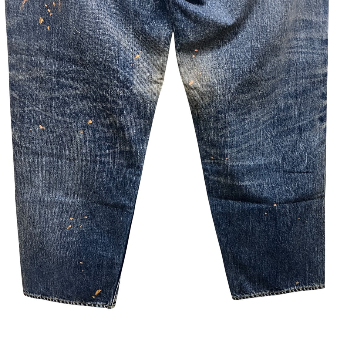25AWSOCIAL SCULPTURE 05 WIDE DMGD-41ペイントデニムパンツ0125205005008