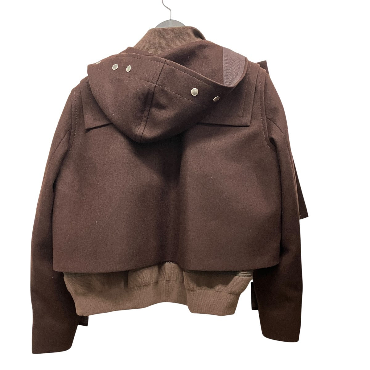 25AWWool Melton Blousonクロップドメルトンダッフルコート25-08069