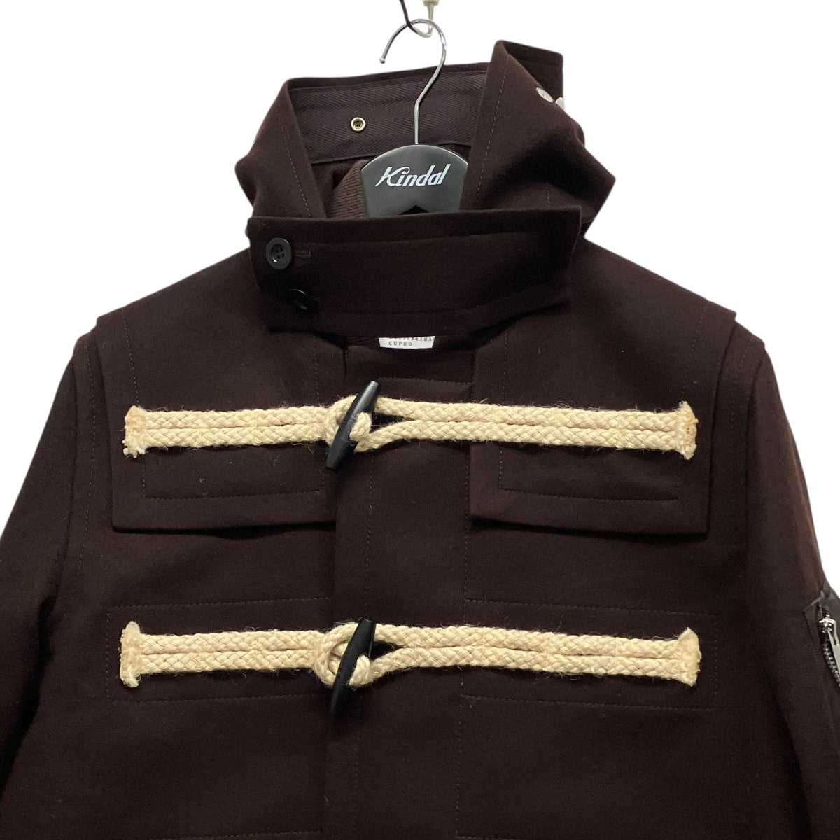 25AWWool Melton Blousonクロップドメルトンダッフルコート25-08069