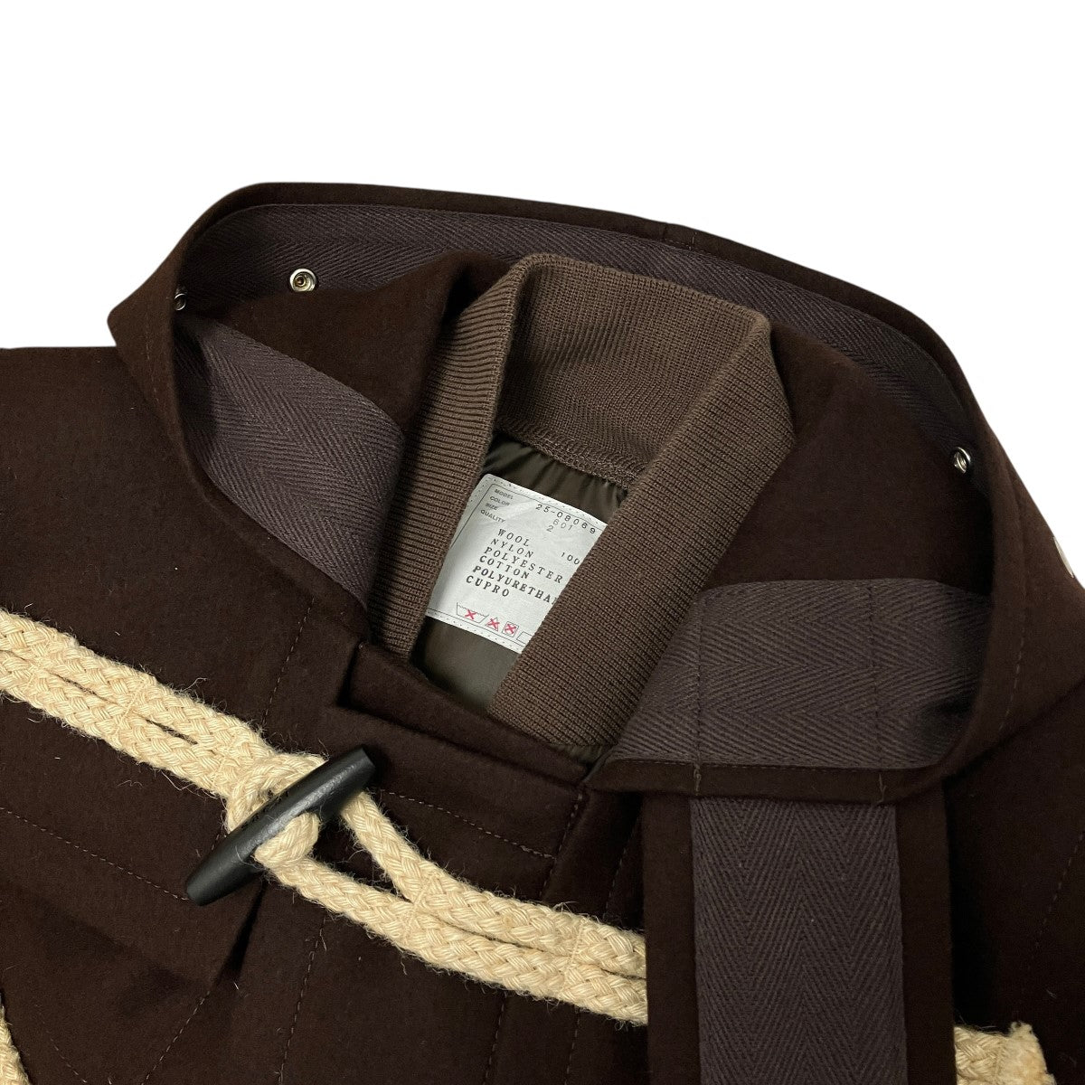 25AWWool Melton Blousonクロップドメルトンダッフルコート25-08069