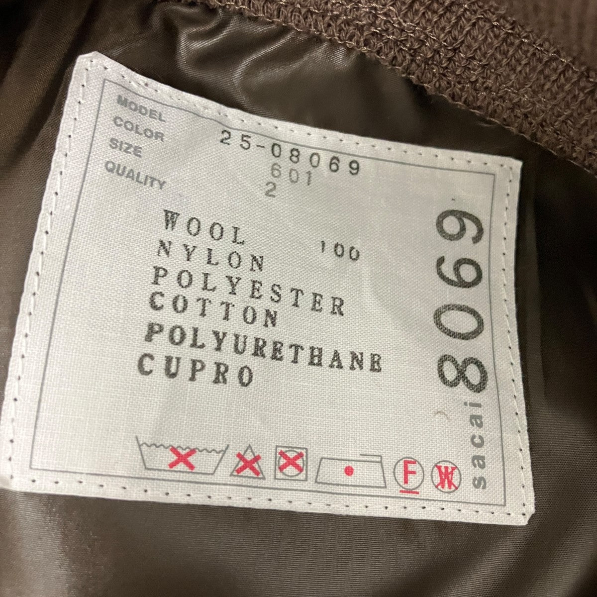 25AWWool Melton Blousonクロップドメルトンダッフルコート25-08069