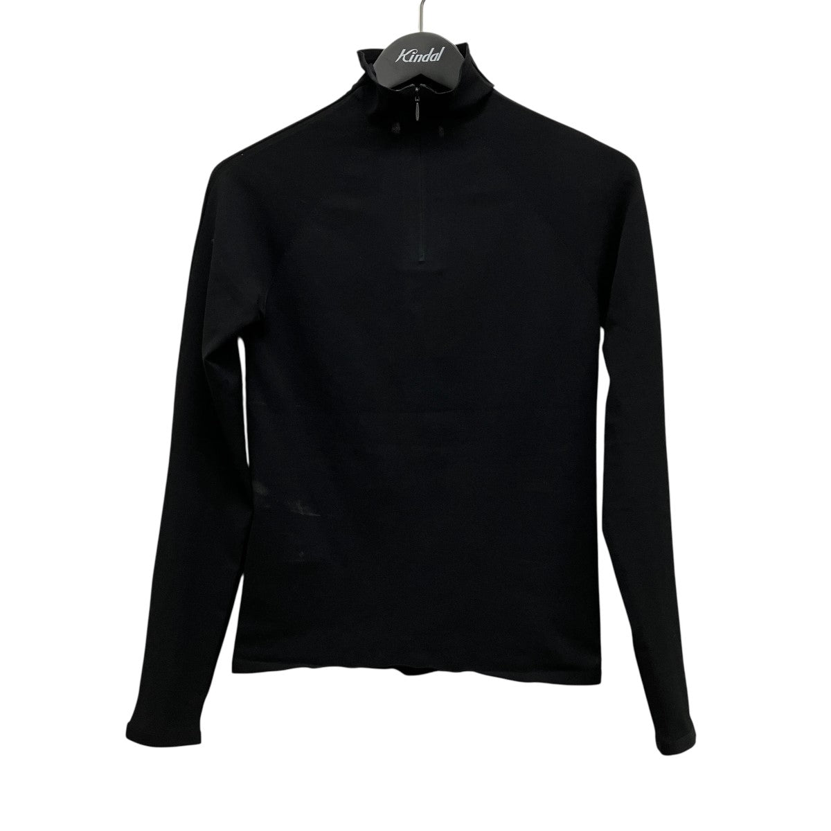 Long Sleeve Fitted Turtleneck Topハーフジップタートルネックトップ