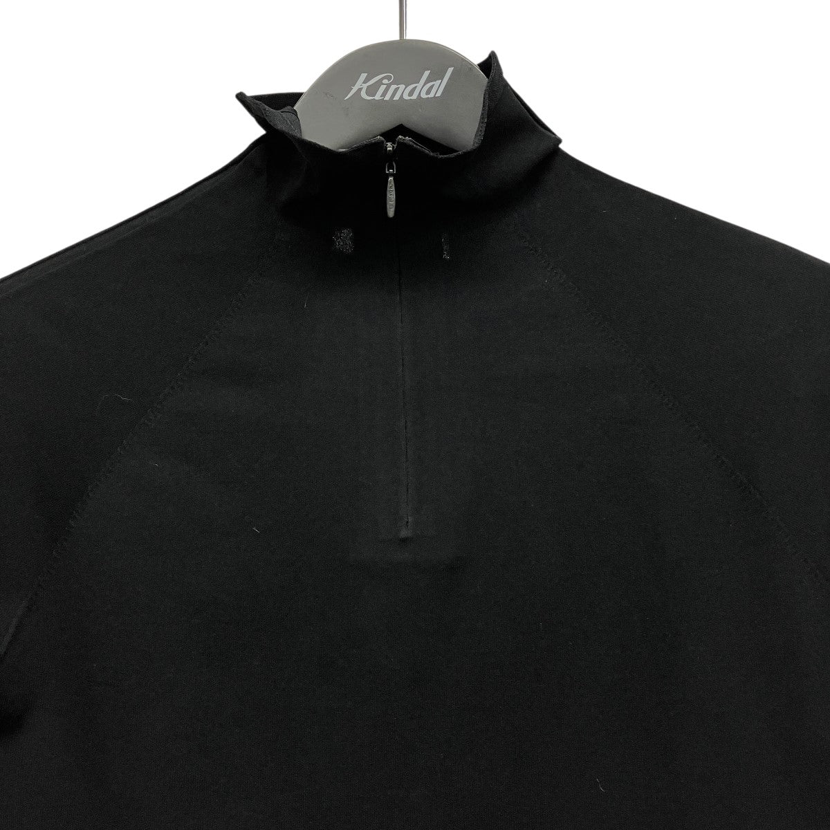 Long Sleeve Fitted Turtleneck Topハーフジップタートルネックトップ