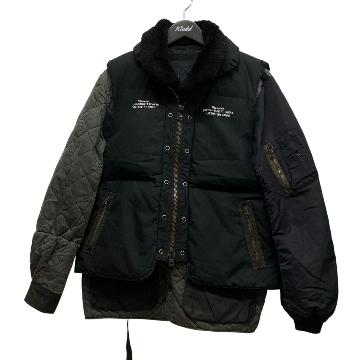 CONNECTERS flying suitドッキングダウンジャケットC1204 古着・中古-1枚目のアイテム画像