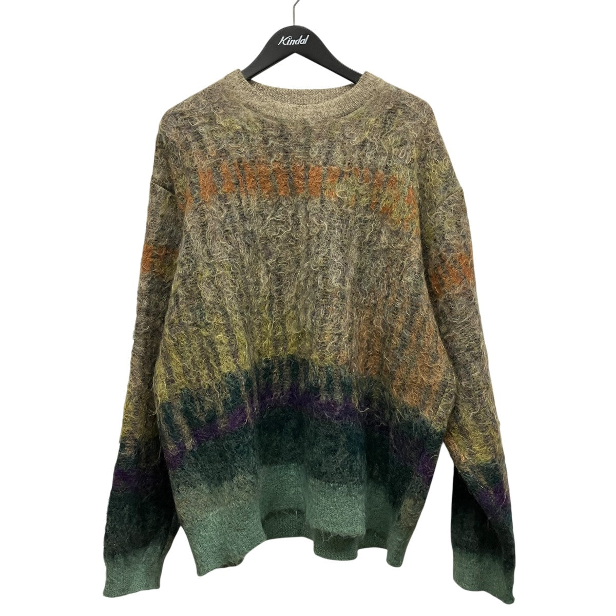 YOKE(ヨーク) 25SSTREE JAQUARD MOHAIR SWEATERモヘヤ混ニット
