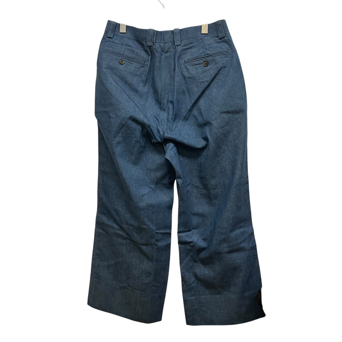 DENIM 2-TUCK SLACKSデニムタックパンツ