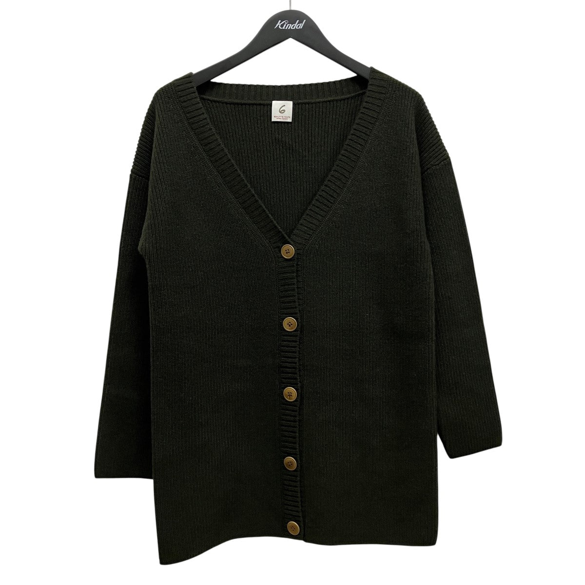 WOOL CASHMERE V-NECK CARDIGANウールカシミヤVネックカーディガン8628-105-0004
