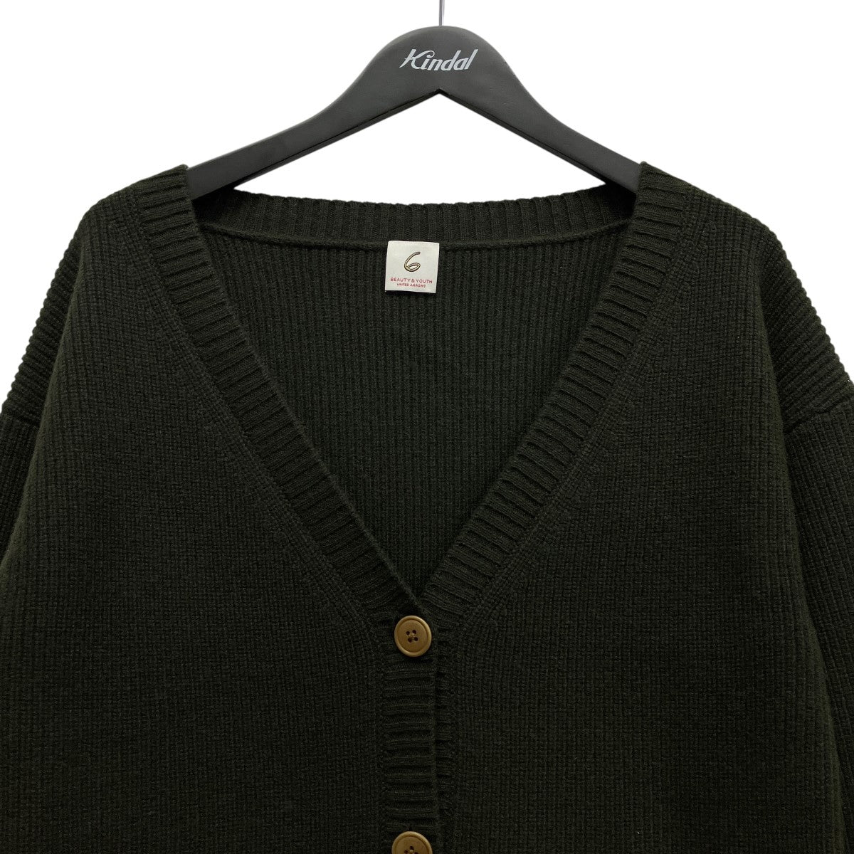 WOOL CASHMERE V-NECK CARDIGANウールカシミヤVネックカーディガン8628-105-0004