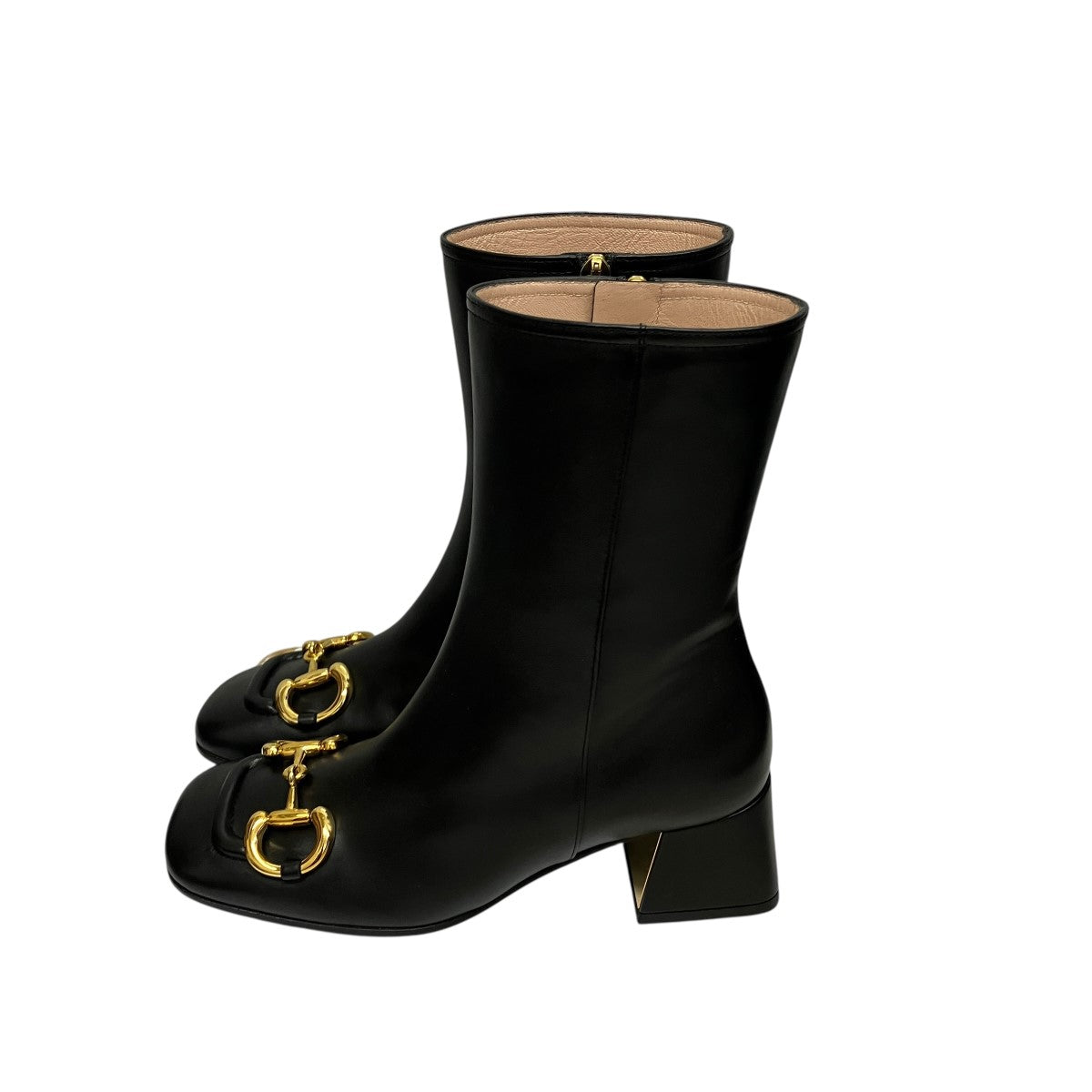 GUCCI(グッチ) スクエアトゥホースビットサイドジップブーツ643888