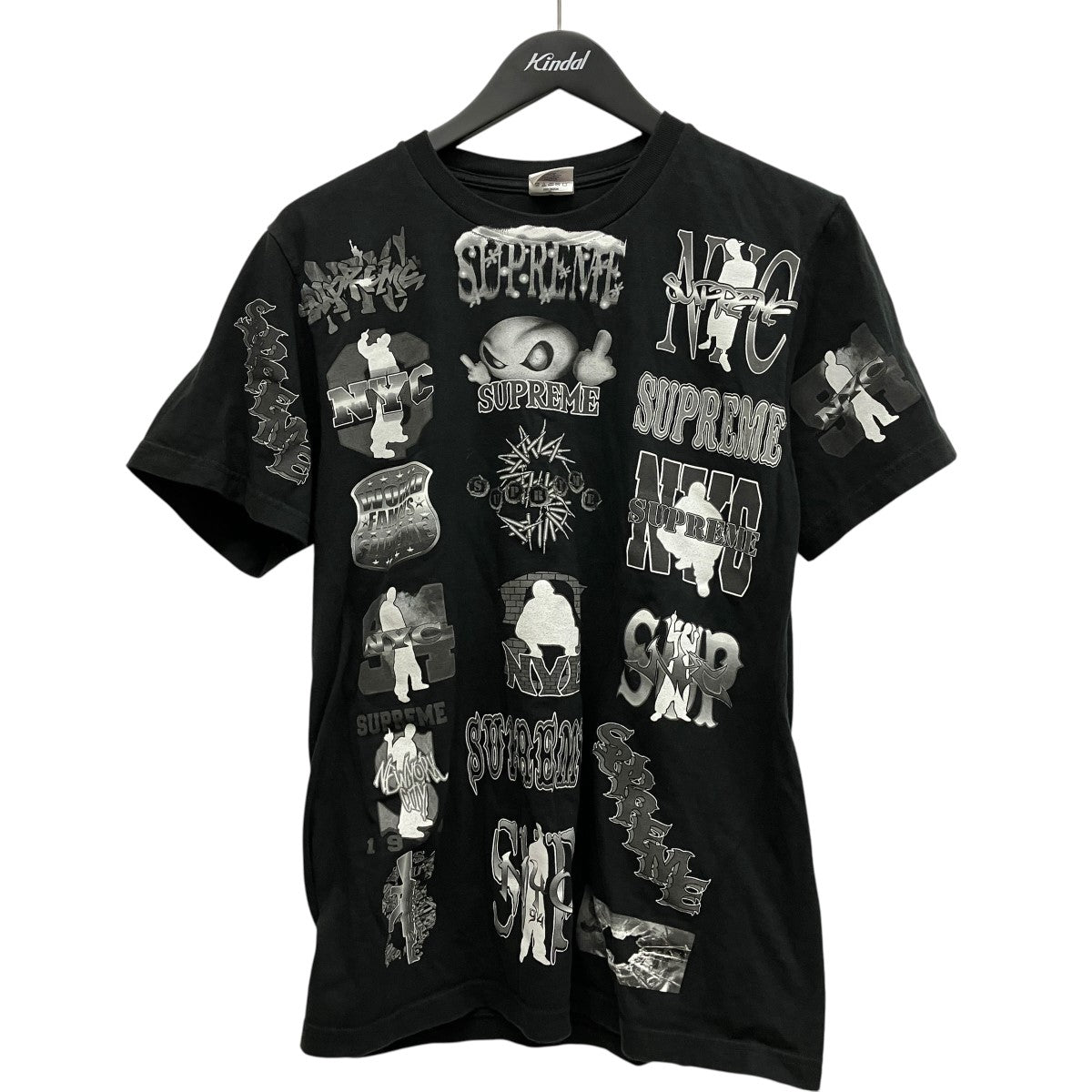 26SSFlash Tee BlackグラフィックプリントTシャツSUP-SS26-WEEK1-029