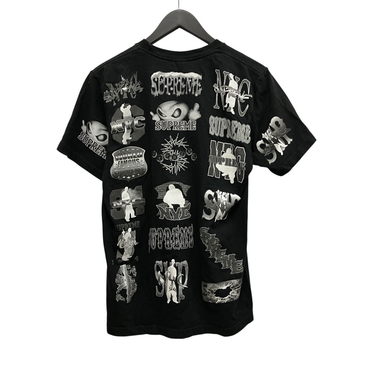 26SSFlash Tee BlackグラフィックプリントTシャツSUP-SS26-WEEK1-029