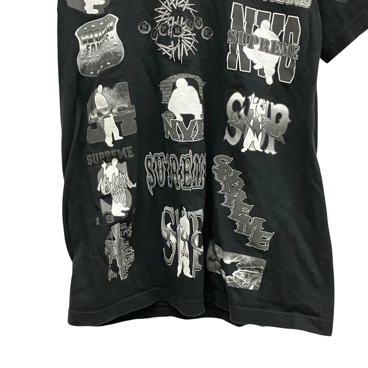 26SSFlash Tee BlackグラフィックプリントTシャツSUP-SS26-WEEK1-029