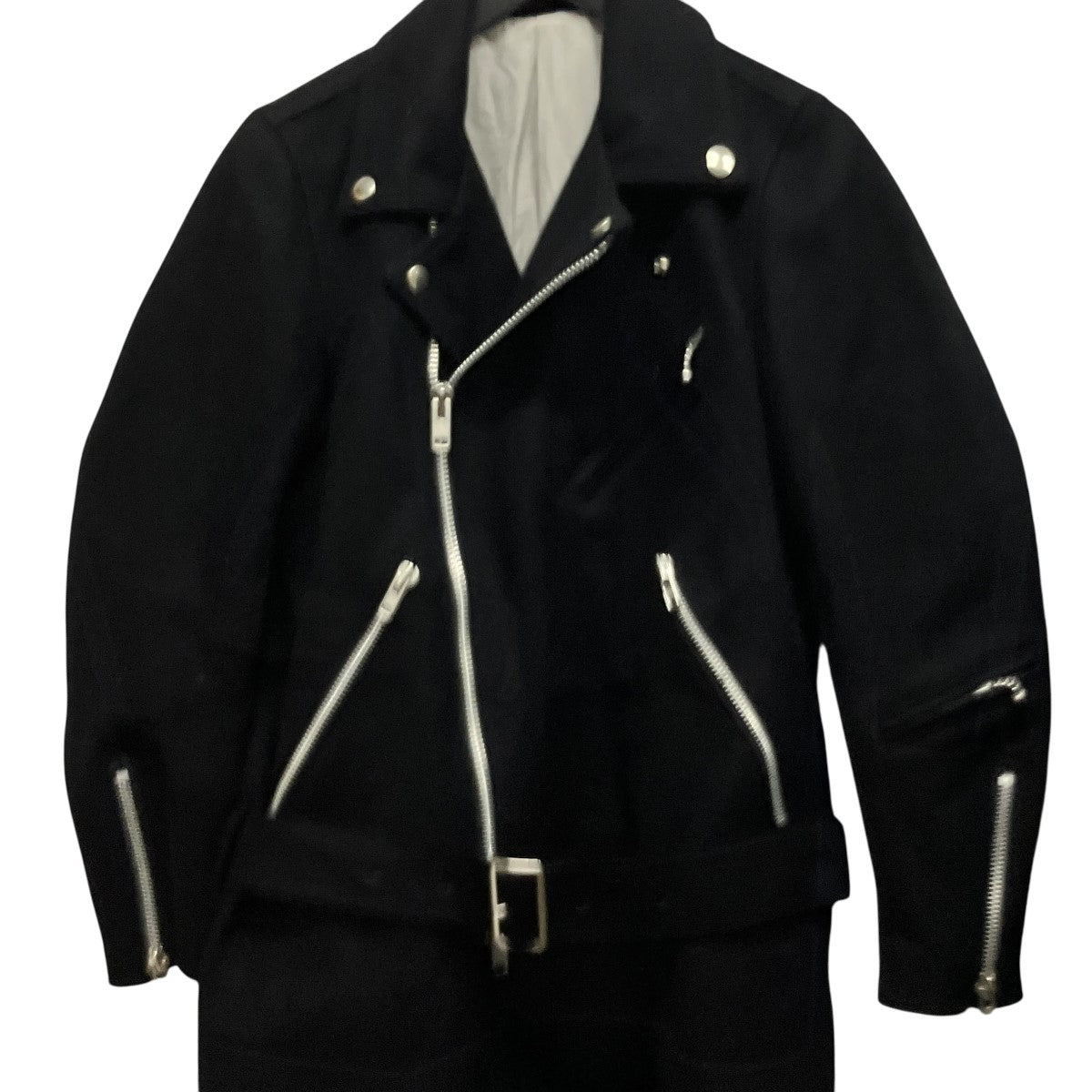 17AWNeedle Punch Melton Riders Coatライダース コートVI-2825-06