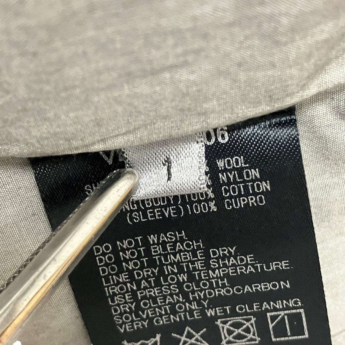 17AWNeedle Punch Melton Riders Coatライダース コートVI-2825-06