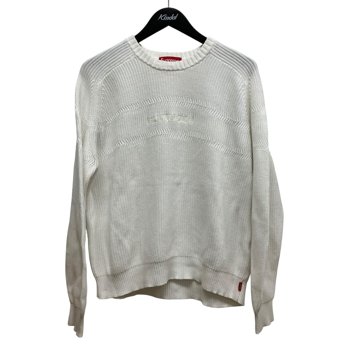 18SSChest Stripe Raglan Sweaterストライプラグランセーター