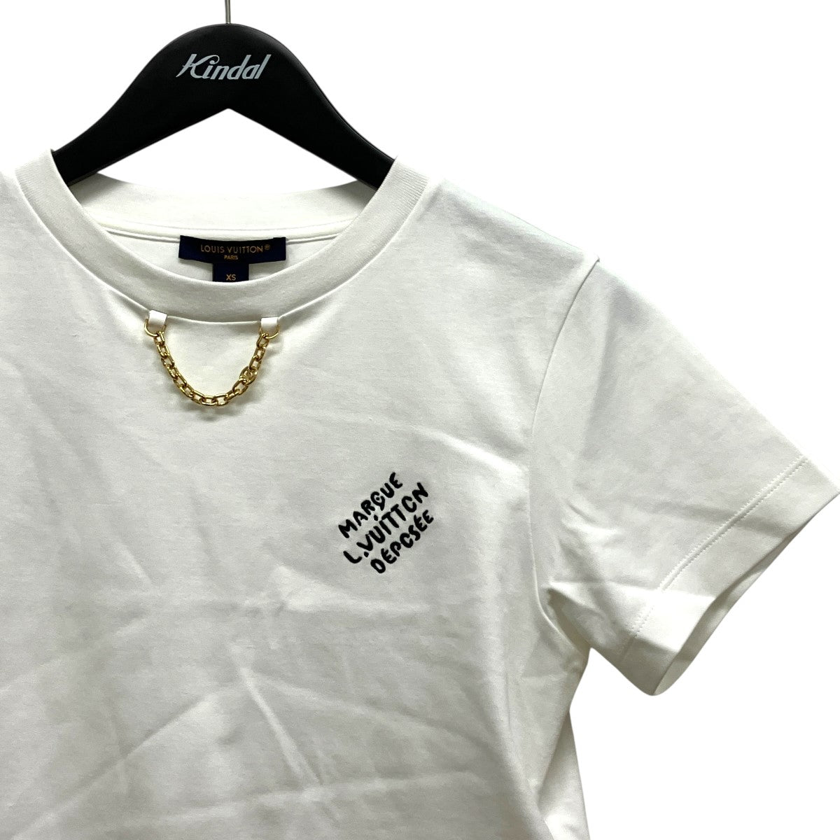 LOUIS VUITTON 26SSエンブロイダリーシグネチャークロップドTシャツRW261WW UOL FUTI01 古着・中古-3枚目のアイテム画像