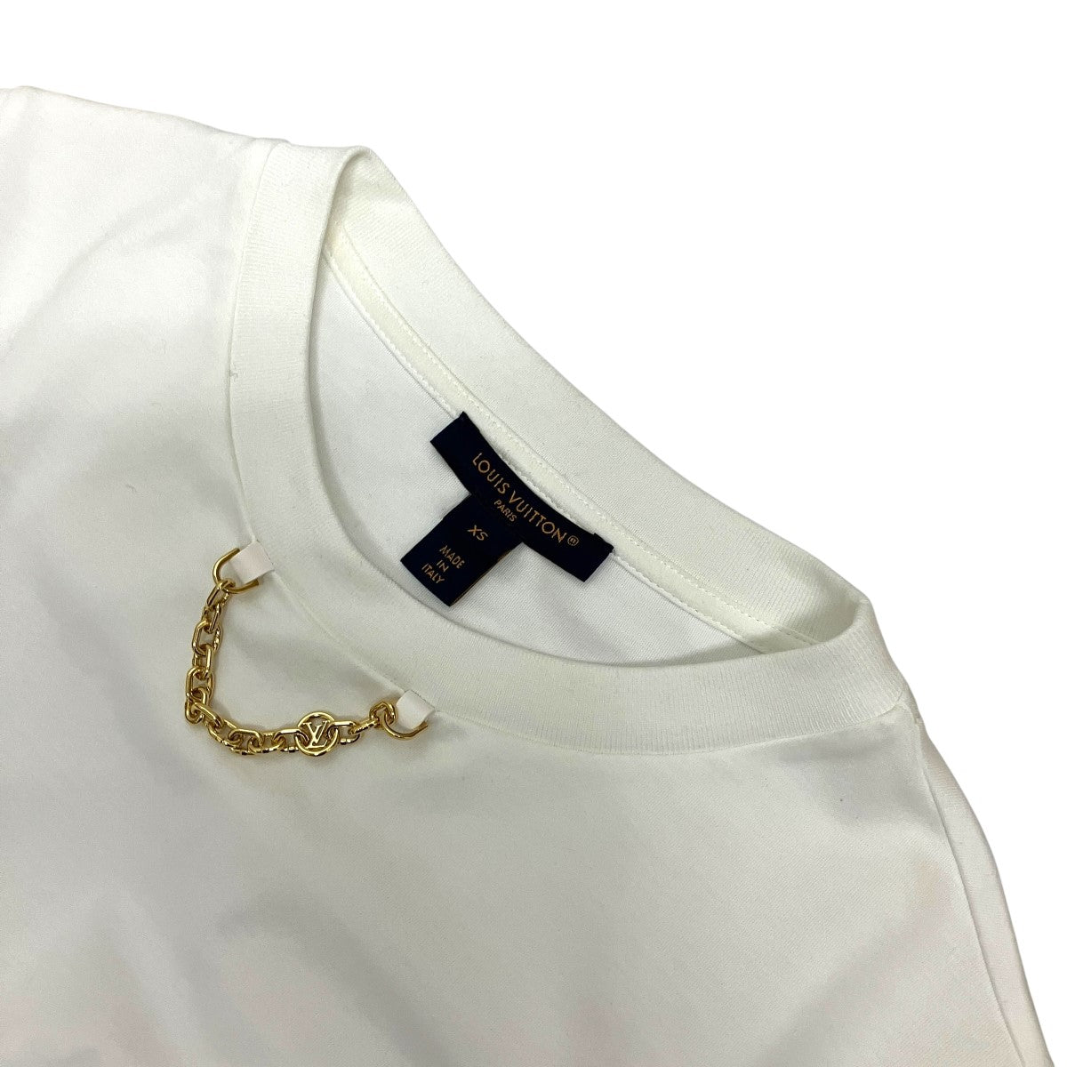 LOUIS VUITTON 26SSエンブロイダリーシグネチャークロップドTシャツRW261WW UOL FUTI01 古着・中古-5枚目のアイテム画像