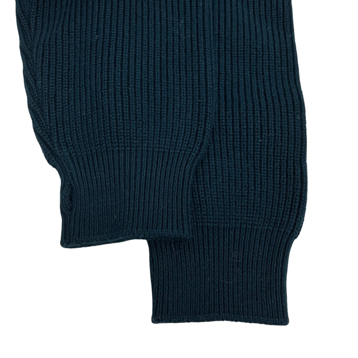 24AW3 4 FRONT ZIP HIGHNECK RIB SWEATERジップアップニットYK24FW0829S