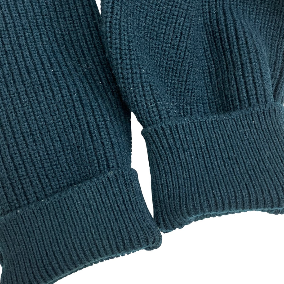 24AW3 4 FRONT ZIP HIGHNECK RIB SWEATERジップアップニットYK24FW0829S