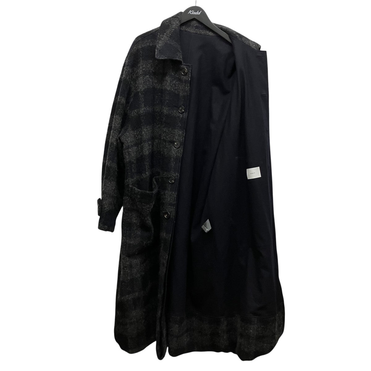 OVERSIZED BLANKET COATレイヤードウールコートST.275-2