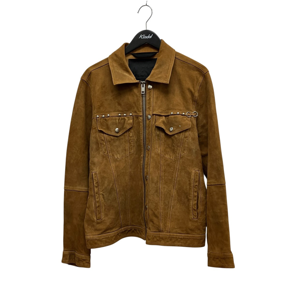 SUEDE LEATHER L-DEAN JACKET STUDSスタッズスウェードレザー ジャケット