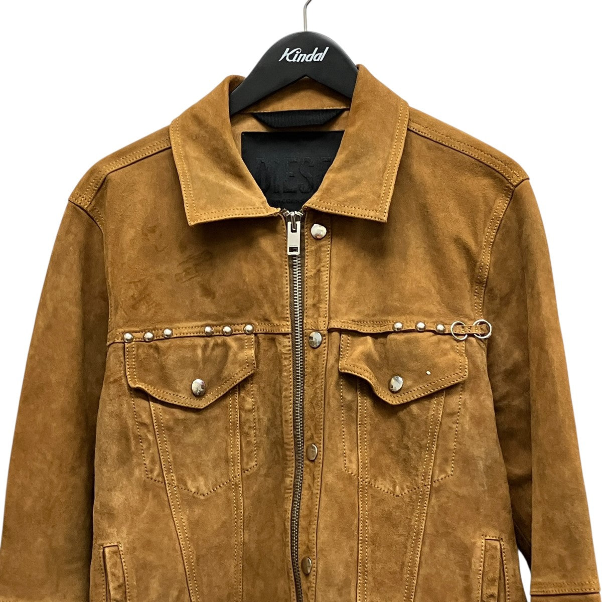 SUEDE LEATHER L-DEAN JACKET STUDSスタッズスウェードレザー ジャケット