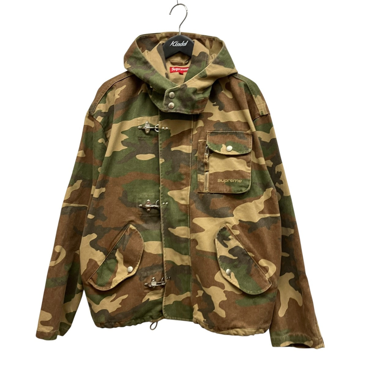 23SSCanvas Clip Jacketカモ柄ファイヤーマンジャケット