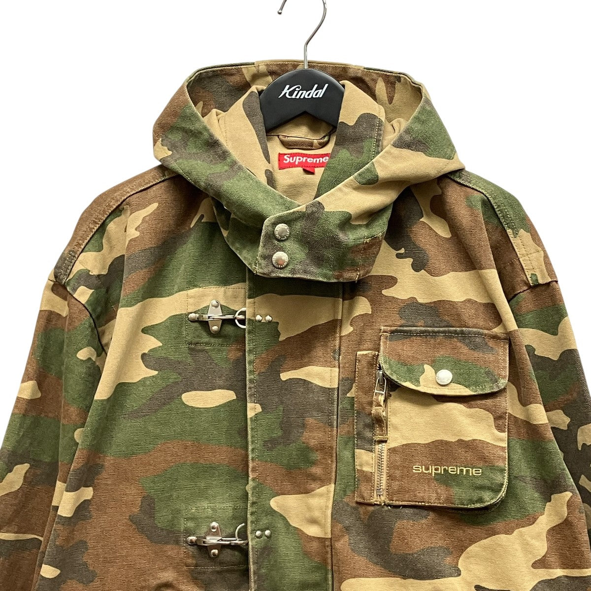 Supreme(シュプリーム) 23SSCanvas Clip Jacketカモ柄ファイヤーマン