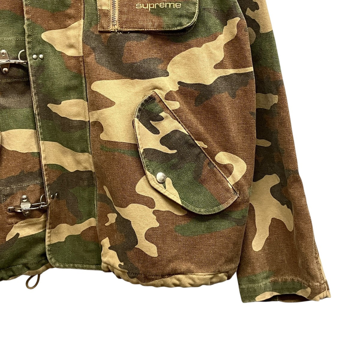 Supreme(シュプリーム) 23SSCanvas Clip Jacketカモ柄ファイヤーマン